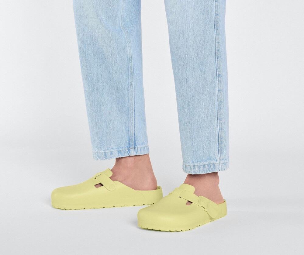 New Birkenstock Boston popcorn yellow clogs 37